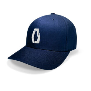 Navy blue had with embroidered Mobius icon