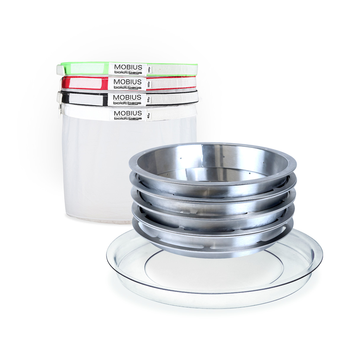 MM20 Lock-Top Wash Bags with Stainless Stacker Mount System