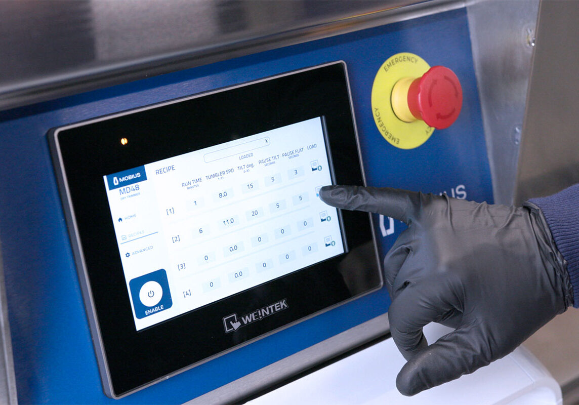 MD48_touchscreen-savable-settings MD48 Savable settings touch screen operation